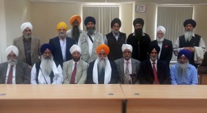 Sikhs leaders of United Kingdom meets Jathedar Giani Gurbachan Singh