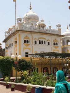 Gurdwara Dera Sahib in Lahore where the commemoration of the martyrdom anniversary of Guru Arjun Dev Ji was held.