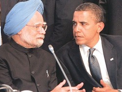 Manmohan Singh and Barack Obama [File Photo]