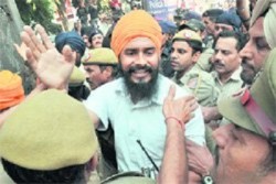 Jagtar Singh Hawara in police custody [File Photo]