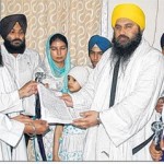 Bhai Balwant Singh Rajoana's will being handed over to Jathedar Akal Takhat