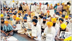 Sikhs at Sri Akal Takht Sahib on June 6, 2010 to Observe Holocaust Day