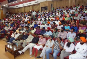 A view of audience during Seminar on Gahdar Movement at Punjabi University Patiala
