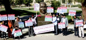Demonstration for Truth on Gandhi
