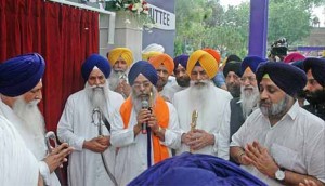 Foundation stone of Sikh genocide memorial laid in Delhi (12 June, 2013)