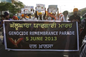 Genocide Memorial Prade by Dal Khalsa, Amritsar (June 05, 2013)