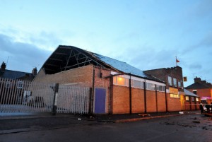 Leicester- Lightening hit Gurdwara Sahib; Roof top damaged badly