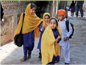 Sikh Children in Peshawar