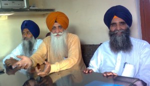 Panch Pardhani Leaders giving information