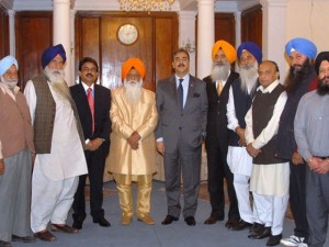 Sikh Leaders with Pakistan PM