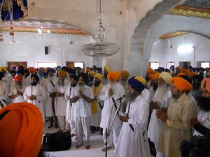 Sikh Sangat at Akal Takht Sahib on Martyrdom Day of Shaheed Bhai Dilawar Singh