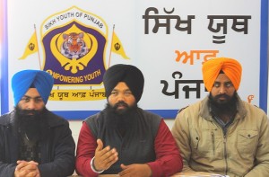 Sikh Youth of Punjab leaders addressing media