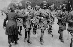 Sikh soldiers in Paris (1916) [File Photo]