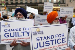 Sikhs protest against Kamal Nath in United States