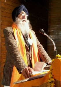 Simranjeet Singh mann addressing Delegate Izlas at Amritsar